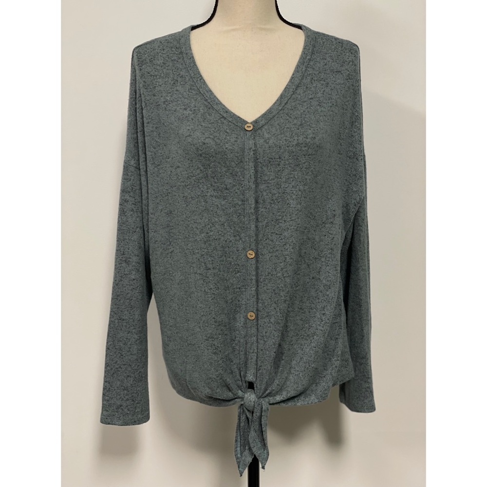 gyft Lightweight V-Neck Sweater Blue Size S